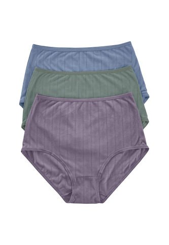 Paquete X 3 Panties Clásicos Con Excelente Cubrimiento 1238X3 Multicolor Leonisa