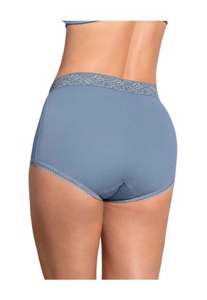 Paquete X 3 Panties Clásicos Con Toques De Encaje 118X3 Lila Empolvado / Verde / Azul Empolvado