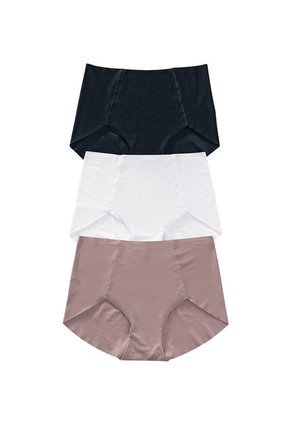 Paquete X 3 Panties Clásicos De Apariencia Invisible 12882X3 Multicolor