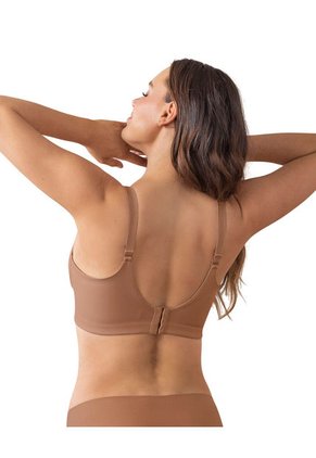 Brasier Sin Arco Ultracómodo De Alto Soporte Y Cubrimiento Everyday Bra Leonisa Café