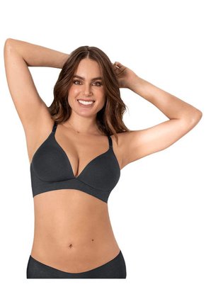 Brasier Sin Arco Total Comodidad Elemental Bra Leonisa Negro