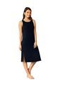 Vestido Manga Sisa Silueta Semiajustada Multipropósito Como Pijama O Exterior FP5923S Negro de Leonisa