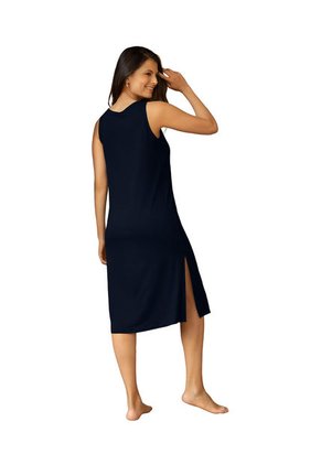Vestido Manga Sisa Silueta Semiajustada Multipropósito Como Pijama O Exterior FP5923S Negro