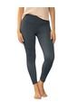 Legging Tiro Medio Sin Costura En Parte Frontal FP867 Gris Oscuro de Leonisa