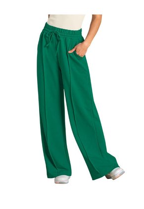 Pantalón Tipo Jogger Con Bota Ancha J2721 Verde