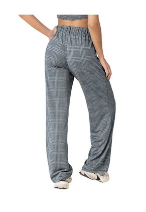 Pantalón Exterior Bota Recta Con Pinzas Decorativas En Frente J2937 Cuadros