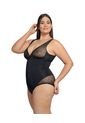 Faja Tipo Body Con Bralette Incorporado Con Control De Abdomen 018517 Negro de Leonisa