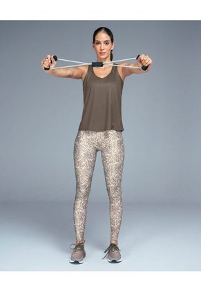 Camiseta Deportiva De Secado Rápido Y Silueta Semiajustada 195336 Beige