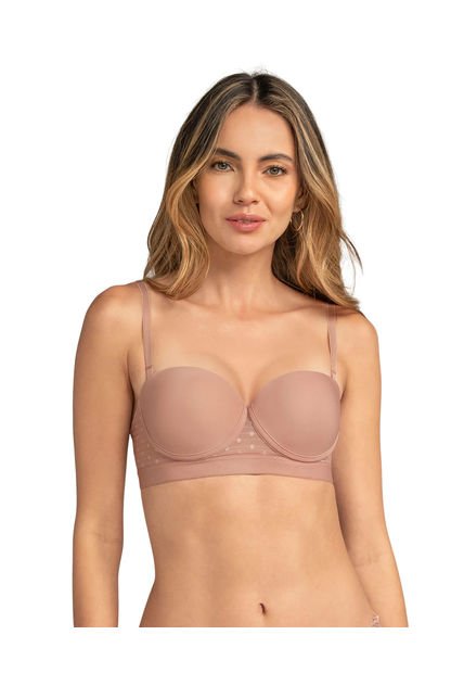 Leonisa Brasier Balconet Con Realce Medio Y Espalda En Tul 011898 Rosa