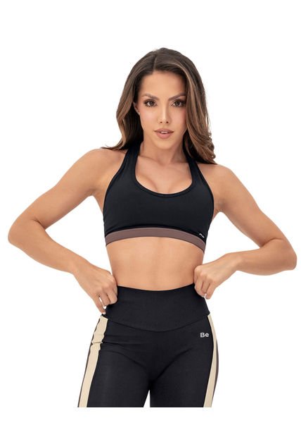 Top Deportivo Espalda Atlética Leonisa Active By Silvy Araujo 19AA24 Negro