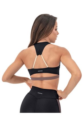 Top Deportivo Espalda Atlética Leonisa Active By Silvy Araujo 19AA24 Negro