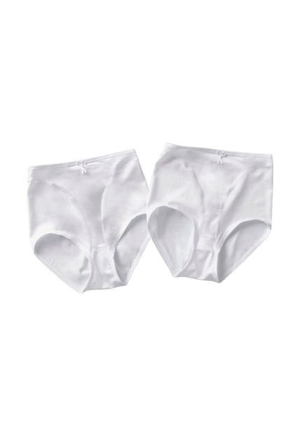 Panties Panty Control Suave Blanco LEONISA 1214X2