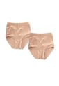Panties Panty Control Suave Beige LEONISA 1214X2 de Leonisa