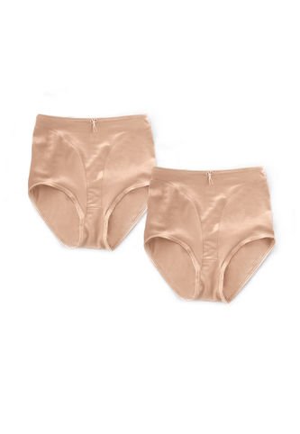Panties Panty Control Suave Beige LEONISA 1214X2 Leonisa