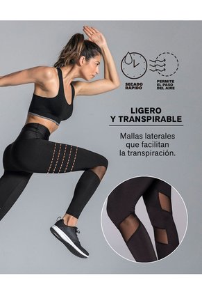 Ropa Deportiva Legging Deportivo Negro LEONISA 195509