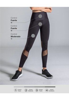 Ropa Deportiva Legging Deportivo Negro LEONISA 195509