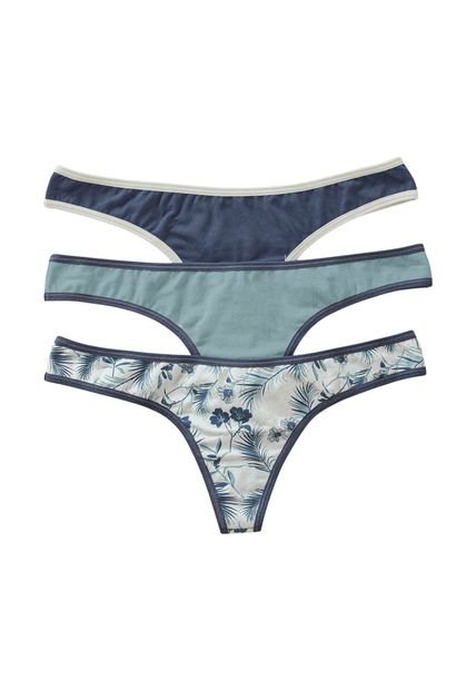 Panties Brasilera Multicolor LEONISA 12677X3