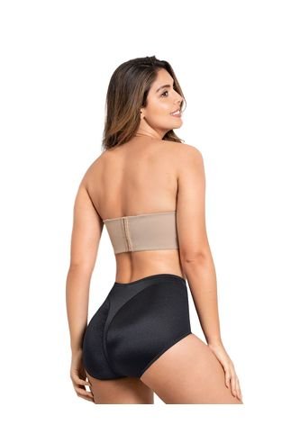 Panties Panty Control Suave Negro LEONISA 01214 Leonisa