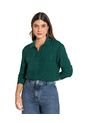 Ropa Exterior Camisa Verde LEONISA F6557 de Leonisa