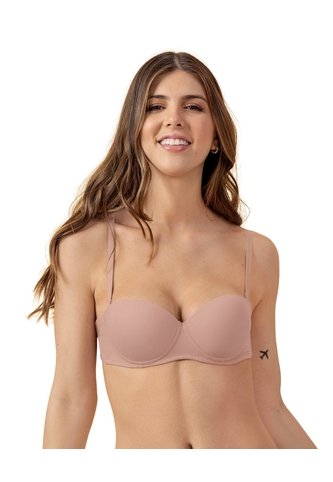 Leonisa Brasier Strapless Con Realce Incorporado 061308 Rosa Leonisa