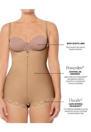 Fajas Body Reducción Beige LEONISA 018678N