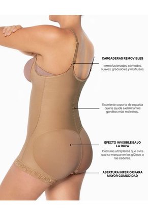 Fajas Body Reducción Beige LEONISA 018678N