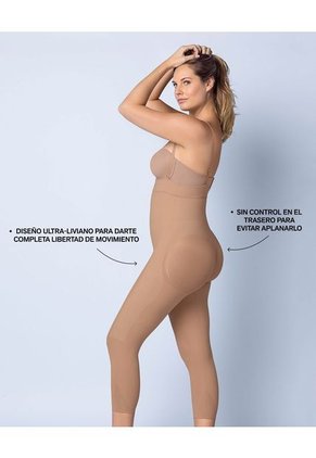 Fajas Body Control Suave Marrón LEONISA 012727