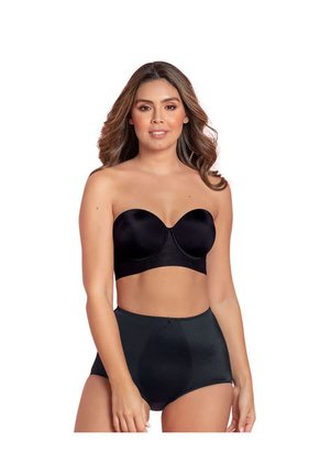 Fajas Panty Control Suave Negro LEONISA 0233