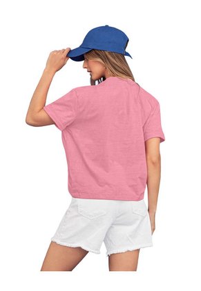 Leonisa Camiseta Básica Manga Corta Con Estampado J2542S Rosa