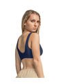 Leonisa Crop Top Seamless Con Escote En V J2669 Azul de Leonisa