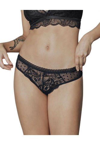 Panties Brasilera Negro LEONISA 012883 Leonisa