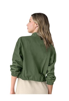 Leonisa Chaqueta Manga Larga Con Elástico Graduable En Ruedo J2810 Verde