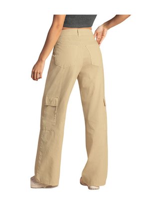 Leonisa Pantalón Tiro Alto Tipo Cargo J2746 Blanco