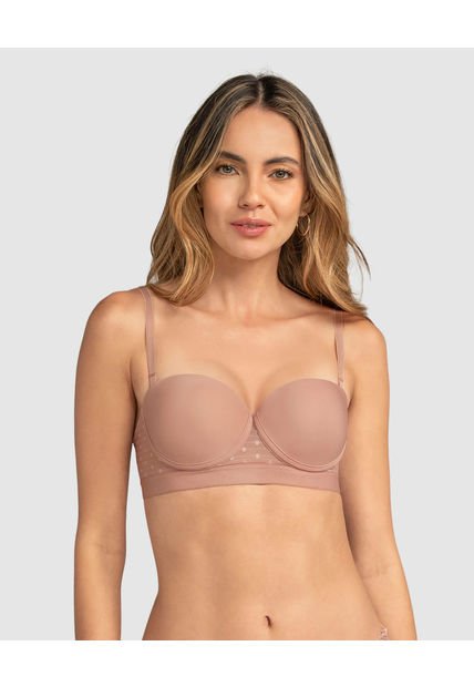 Leonisa Brasier Balconet Con Realce Medio Y Espalda En Tul 011898 Rosa