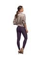 Leonisa Legging Control Fuerte De Abdomen Textura Acanalada 441010 Morado de Leonisa