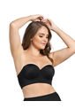 Strapless Bustier 360° De Perfección 011911 Negro de Leonisa
