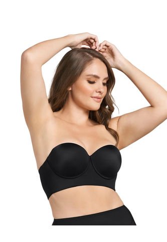 Strapless Bustier 360° De Perfección 011911 Negro Leonisa