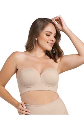 Strapless Bustier 360° De Perfección 011911 Marrón