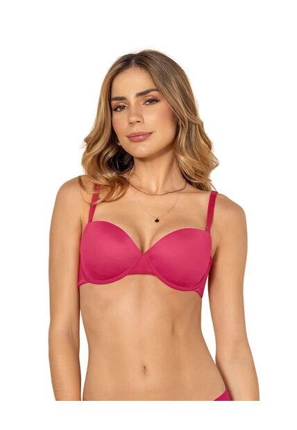 Leonisa Brasier Strapless Sin Realce Con Más De 7 Formas De Uso 091075 Fucsia