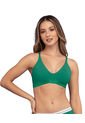 Leonisa Bralette Tipo Top Ultra Cómodo Y Liviano 091030 Verde de Leonisa