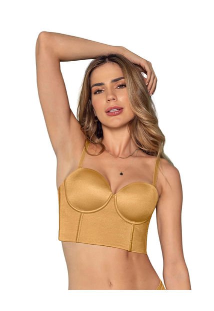 Leonisa Brasier Tipo Bustier Ideal Como Strapless 091060 Dorado