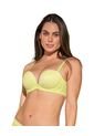 Brasier Triple Realce Efecto 3D Escote Profundo 091043 Amarillo de Leonisa