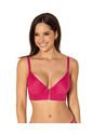 Leonisa Brasier Triangular De Realce Alto Y Buen Cubrimiento Memory Bustier 091010 Fucsia de Leonisa