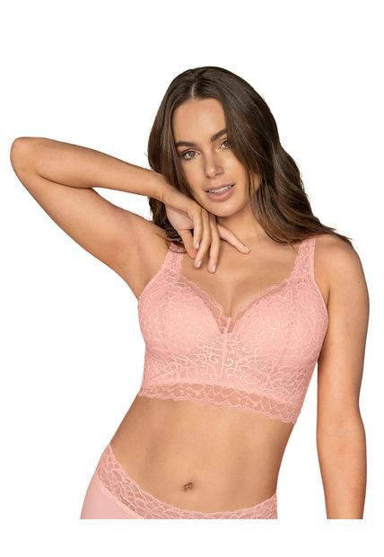 Leonisa Brasier En Encaje Ideal Para Busto Pesado Sexy Support 091001 Rosa
