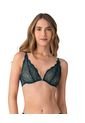 Leonisa Bralette En Encaje Con Transparencias Y Arco 091017 Verde de Leonisa