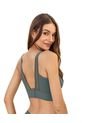Leonisa Brasier Tipo Top De Copas Extraíbles Totalmente Cómodo Y Liviano Flexi Brastop 091048 Verde de Leonisa