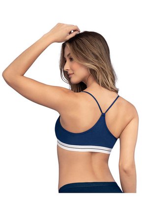 Top En Algodón Ultracómodo Con Cargaderas Graduables 091082 Azul