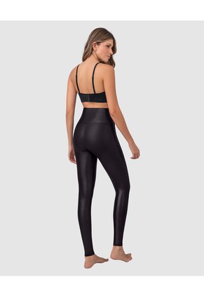 Leonisa Legging Con Cierre Y Control /imitación Cuero S67459