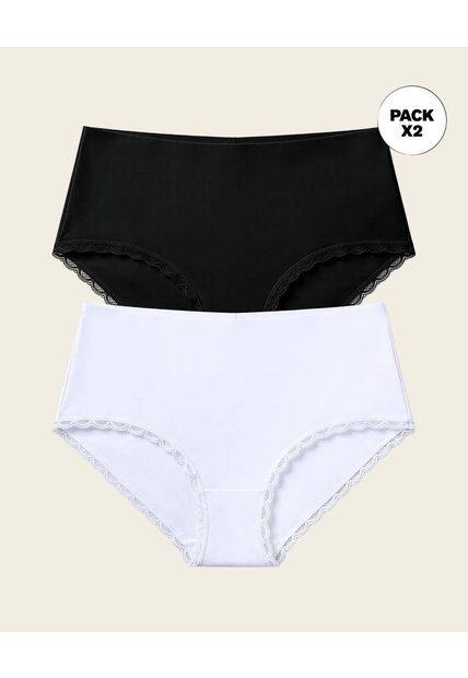 Leonisa Paquete X 2 Panties Cacheteros Sin Elásticos 92093X2
