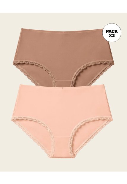 Leonisa Paquete X 2 Panties Cacheteros Sin Elásticos 92093X2